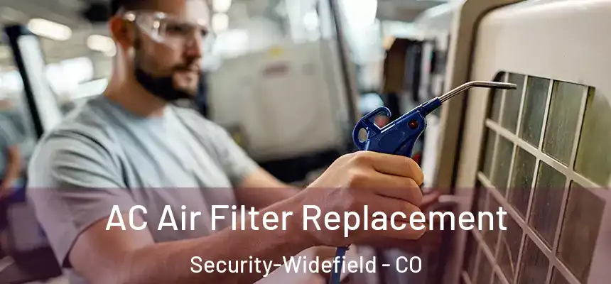  AC Air Filter Replacement Security-Widefield - CO